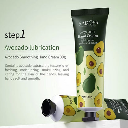 Sadoer Colorful Fruit Anti Cracking Hand Cream Set 30gx5pcs