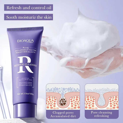 Bioaqua Retinol Cleanser Anti Wrinkle 100g