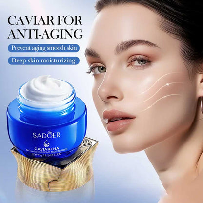 Sadoer Caviar Hyaluronic Acid Anti Aging Repair Moisturizing Cream 55g