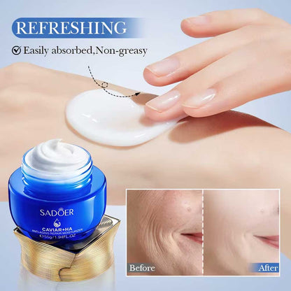 Sadoer Caviar Hyaluronic Acid Anti Aging Repair Moisturizing Cream 55g