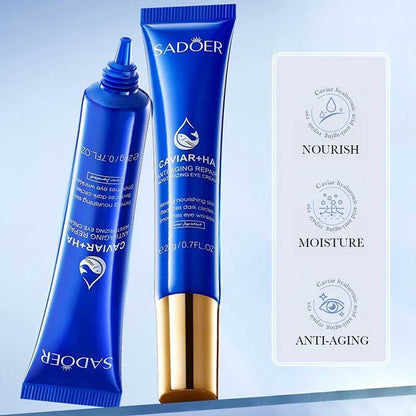 Sadoer Caviar Hyaluronic Acid Anti Aging Repair Moisturizing Eye Cream 20g