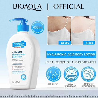 Bioaqua Ceramide Hyaluronic Acid Triple Ceramide Body Lotion 400ml