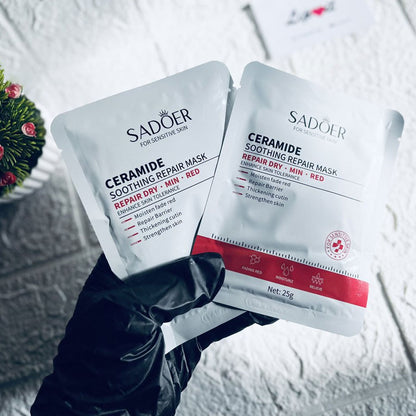 Sadoer Ceramide Soothing Repair Facial Mask For Sensitive Skin 25g
