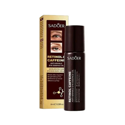 Sadoer Retinol & Caffeine Anti Wrinkle Eye Essence Oil 8ml