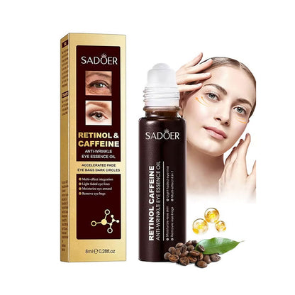 Sadoer Retinol & Caffeine Anti Wrinkle Eye Essence Oil 8ml