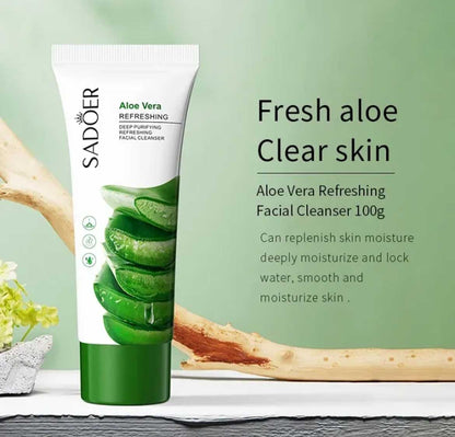 Sadoer Aloe Vera Refreshing Facial Cleanser 100g
