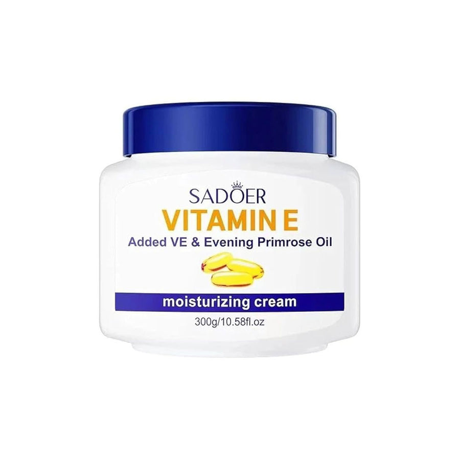 Sadoer Vitamin E Added VE & Evening Primrose Oil Moisturizing Cream 300g