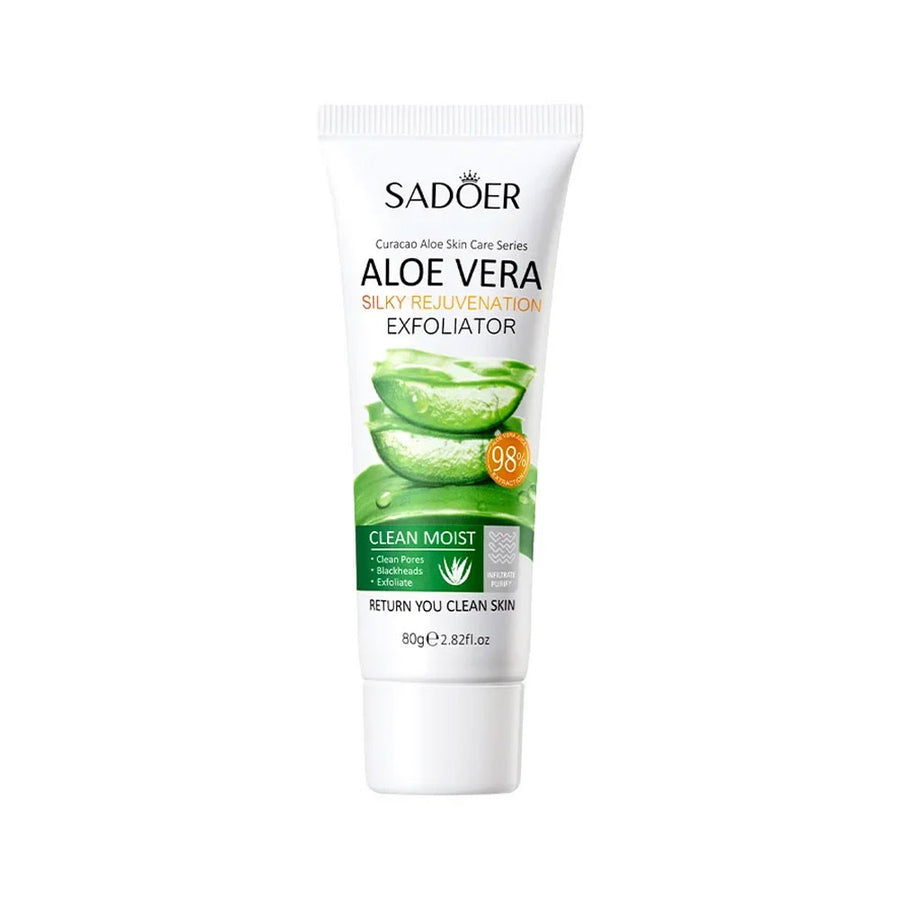 Sadoer Aloe Vera Silky Rejuvenation Exfoliator Gel 80g