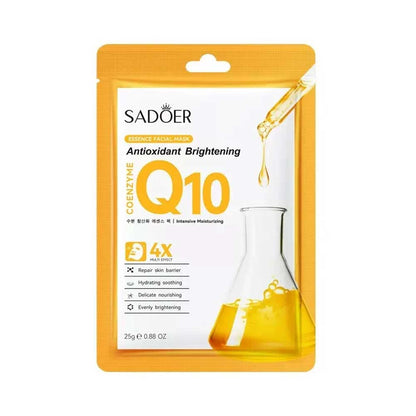 Sadoer Coenzyme Q10 Antioxidant Brightening Essence Facial Mask 25g