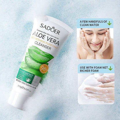 Sadoer Aloe Vera Refreshing Purifying Cleanser 100g