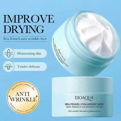 Bioaqua Sea Fennel Hyaluronic Acid Anti Wrinkle Nourishing Cream 60g