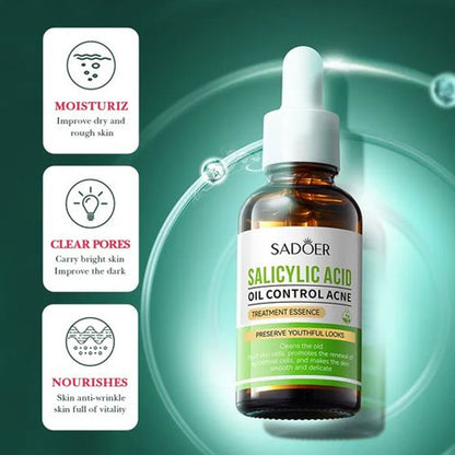 Sadoer Salicylic Acid Oil Control Acne Treatment Essence 30ml