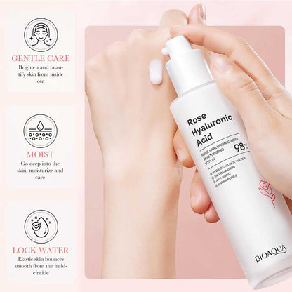 Bioaqua Rose Hyaluronic Acid Moisturizing Lotion 100ml