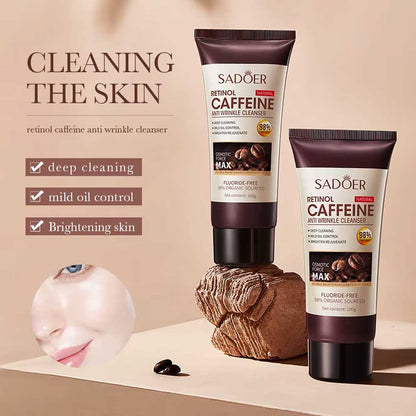 Sadoer Natural Retinol Caffeine Anti Wrinkle Cleanser 100g