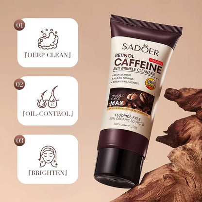 Sadoer Natural Retinol Caffeine Anti Wrinkle Cleanser 100g