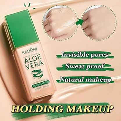 Sadoer Aloe Vera Flawless Foundation 01 Natural 30ml