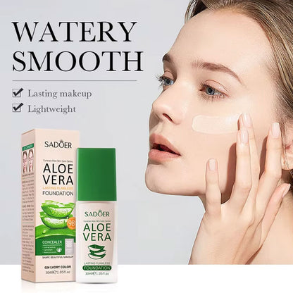 Sadoer Aloe Vera Flawless Foundation 02 Ivory 30ml