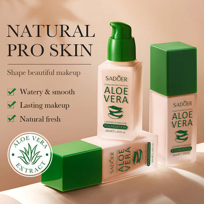 Sadoer Aloe Vera Flawless Foundation 02 Ivory 30ml