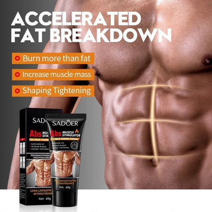 Sadoer Abs Muscle Stimulator Six Pack Toner Cream 60g