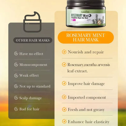 Sadoer Rosemary Mint Strengthen Repair Hair Mask 250g