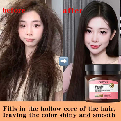 Sadoer Rose Hip Oil Moisturize Smoothness Hair Mask 500g