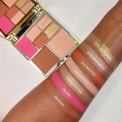 Revolution Pro Eye & Cheek Palette Medium Deep