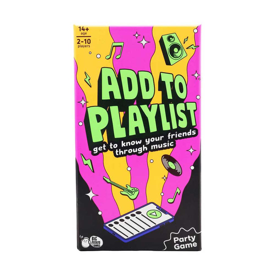 Big Potato Games Add To Playlist Party Game 2-10 Players Age 14+