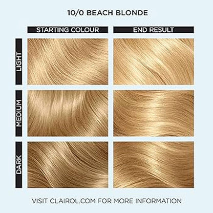 Clairol Professional Permanent Hair Cream Colour Studio 10/0 Beach Blonde