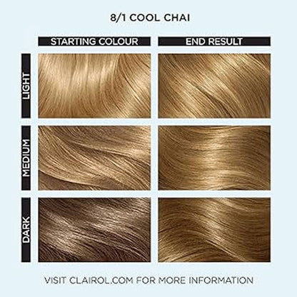 Clairol Professional Permanent Colour Cream Colour Studio 8/1 Cool Chai