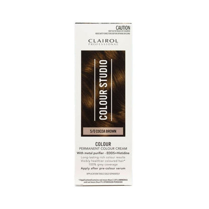Clairol Professional Permanent Hair Cream Colour Studio 5/1 Frosted Chestnut