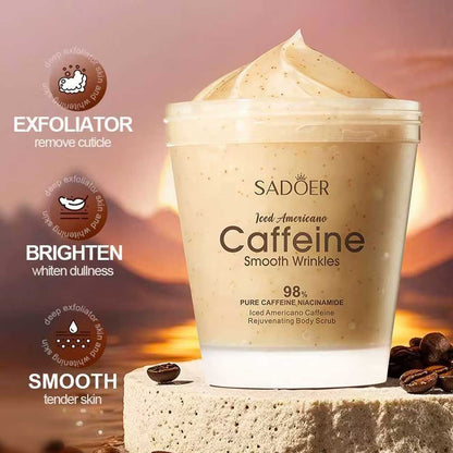 Sadoer Iced Americano Caffeine Rejuvenating Body Scrub 220g