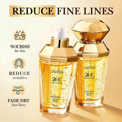 Sadoer 24K Golden Collagen Serum Hyaluronic Acid 40ml