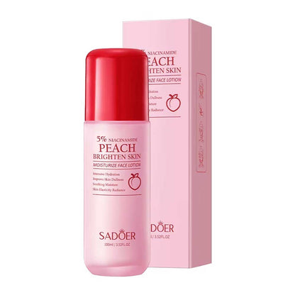Sadoer 5% Niacinamide Peach Brighten Face Lotion 100ml