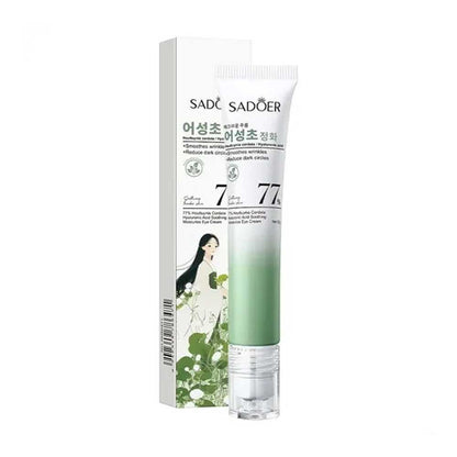 Sadoer 77% Houttuynia Cordata Hyaluronic Acid Soothing Moisture Eye Cream 20g