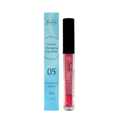 Beauty Buddy Colour Changing Lip Gloss 05 Strawberry Smiles 2ml