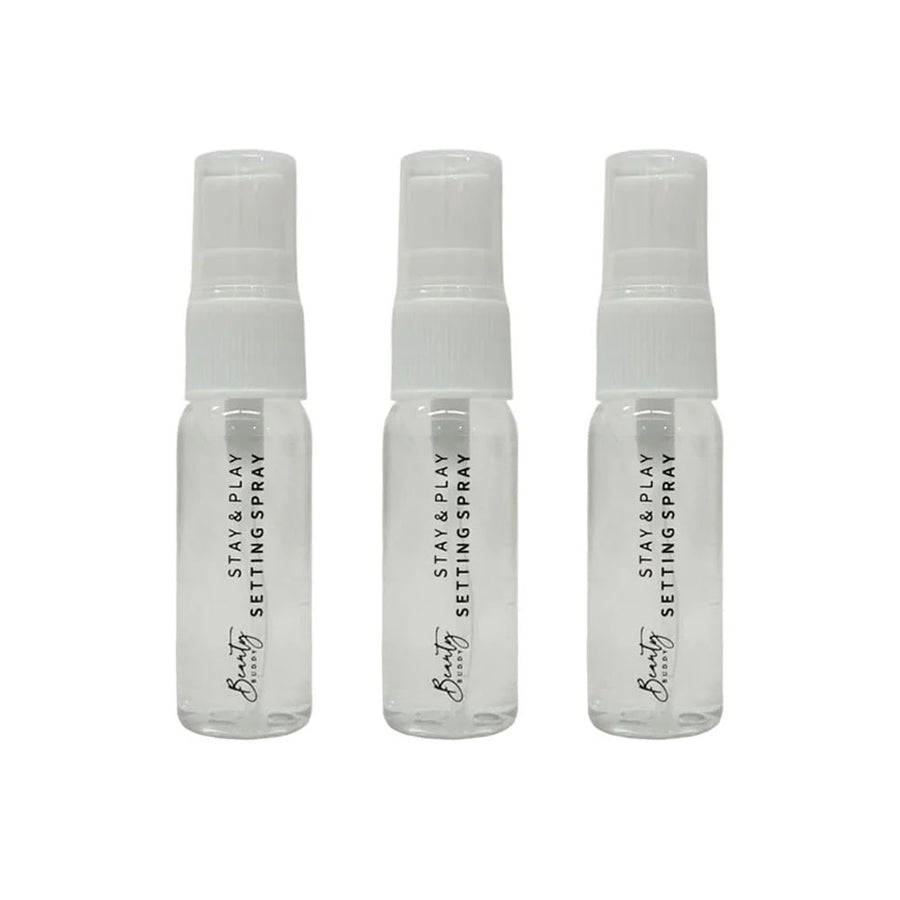 3x Beauty Buddy Stay & Play Setting Spray 02 Cucumber 20ml