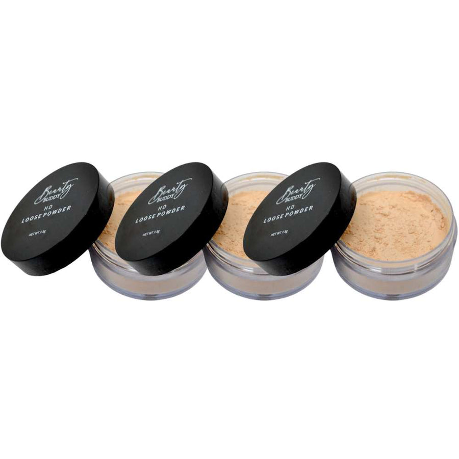 3x Beauty Buddy HD Loose Powder 02 Banana 7.5g