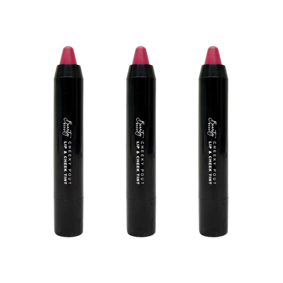 3x Beauty Buddy Cheeky Pout Lip & Cheek Tint 01 Believe 3g