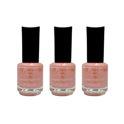 3x Beauty Buddy Nailed It Nail Polish 06 Nothing But You 13ml