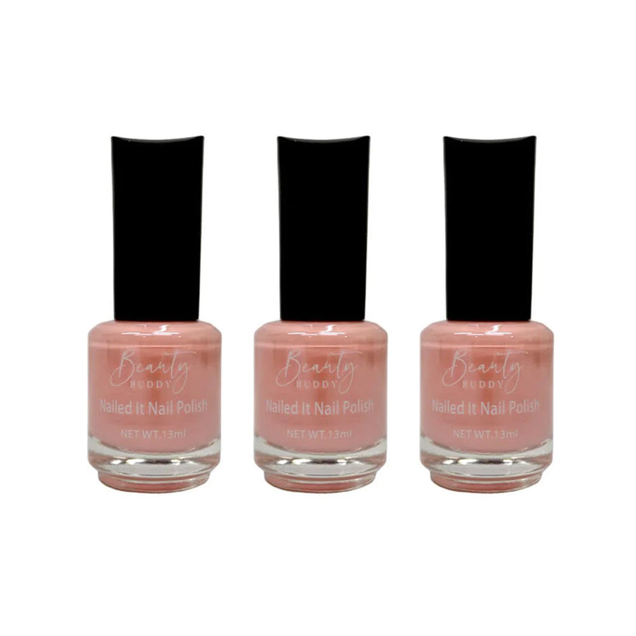 3x Beauty Buddy Nailed It Nail Polish 06 Nothing But You 13ml