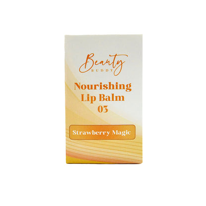 3x Beauty Buddy Nourishing Lip Balm 03 Strawberry Magic