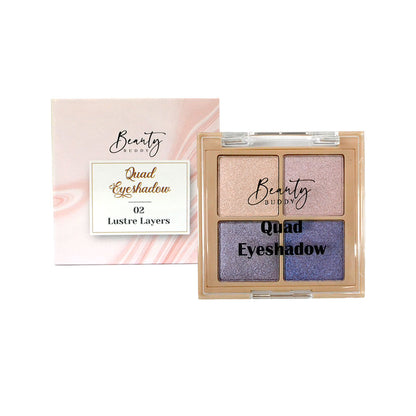 Beauty Buddy Quad Eyeshadow 02 Lustre Layers