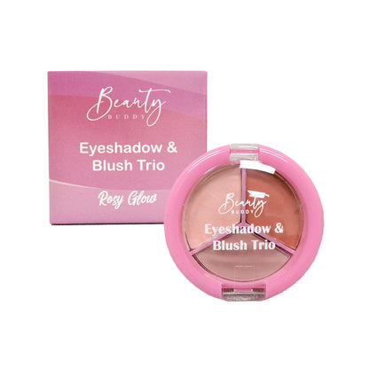 Beauty Buddy Eyeshadow & Blush Trio Rosy Glow