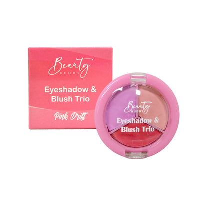 Beauty Buddy Eyeshadow & Blush Trio Pink Drift