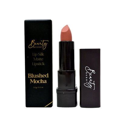 3x Beauty Buddy Lip Silk Matte Lipstick Blushed Mocha 3.2g