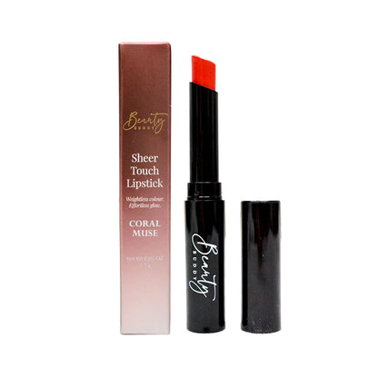 3x Beauty Buddy Sheer Touch Lipstick Coral Muse 1.5g