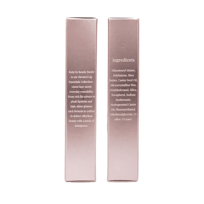 3x Beauty Buddy Hydrating Luxe Lip Butter Balm Crystal Glaze 10ml