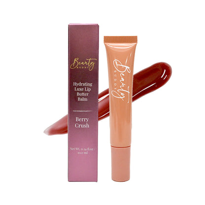 3x Beauty Buddy Hydrating Luxe Lip Butter Balm Berry Crush 10ml