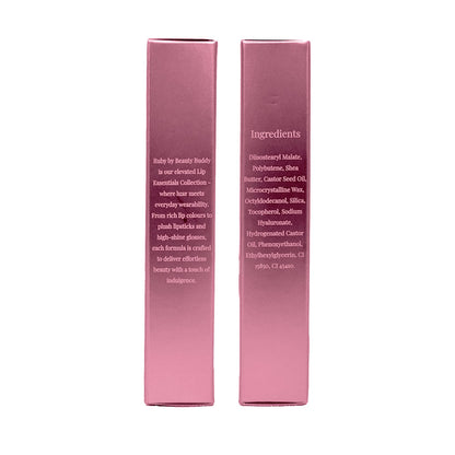 3x Beauty Buddy Hydrating Luxe Lip Butter Balm Berry Crush 10ml