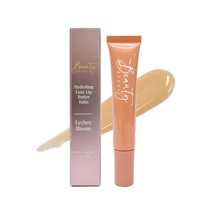 3x Beauty Buddy Hydrating Luxe Lip Butter Balm Lychee Bloom 10ml